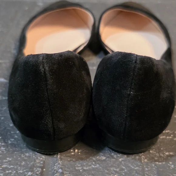 Cole Haan Grand.OS Gold Cap Toe D'Orsay Flats, Size 9 - Picture 5 of 9